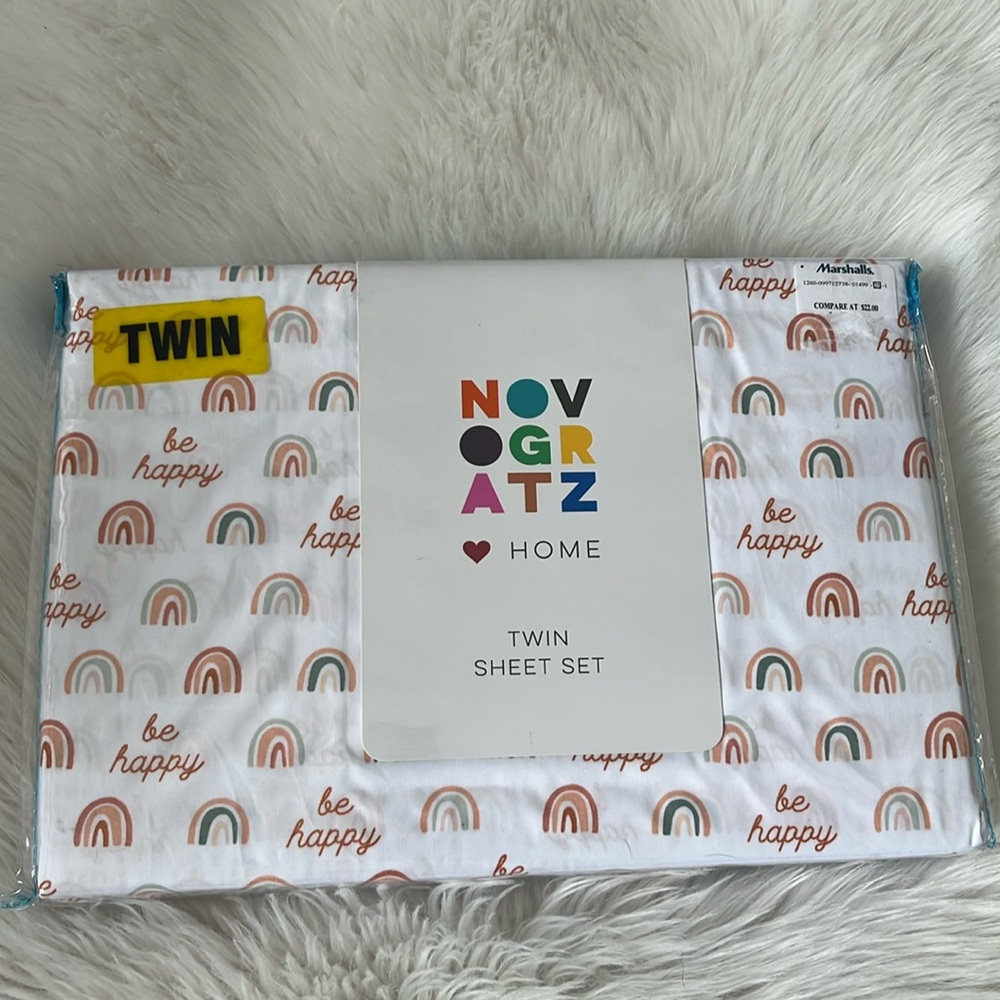 Novogratz twin sheet set